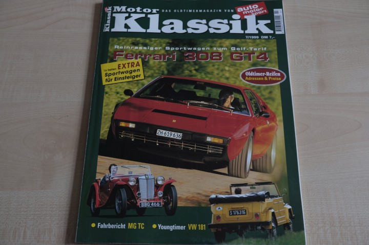 Deckblatt Motor Klassik (07/1999)